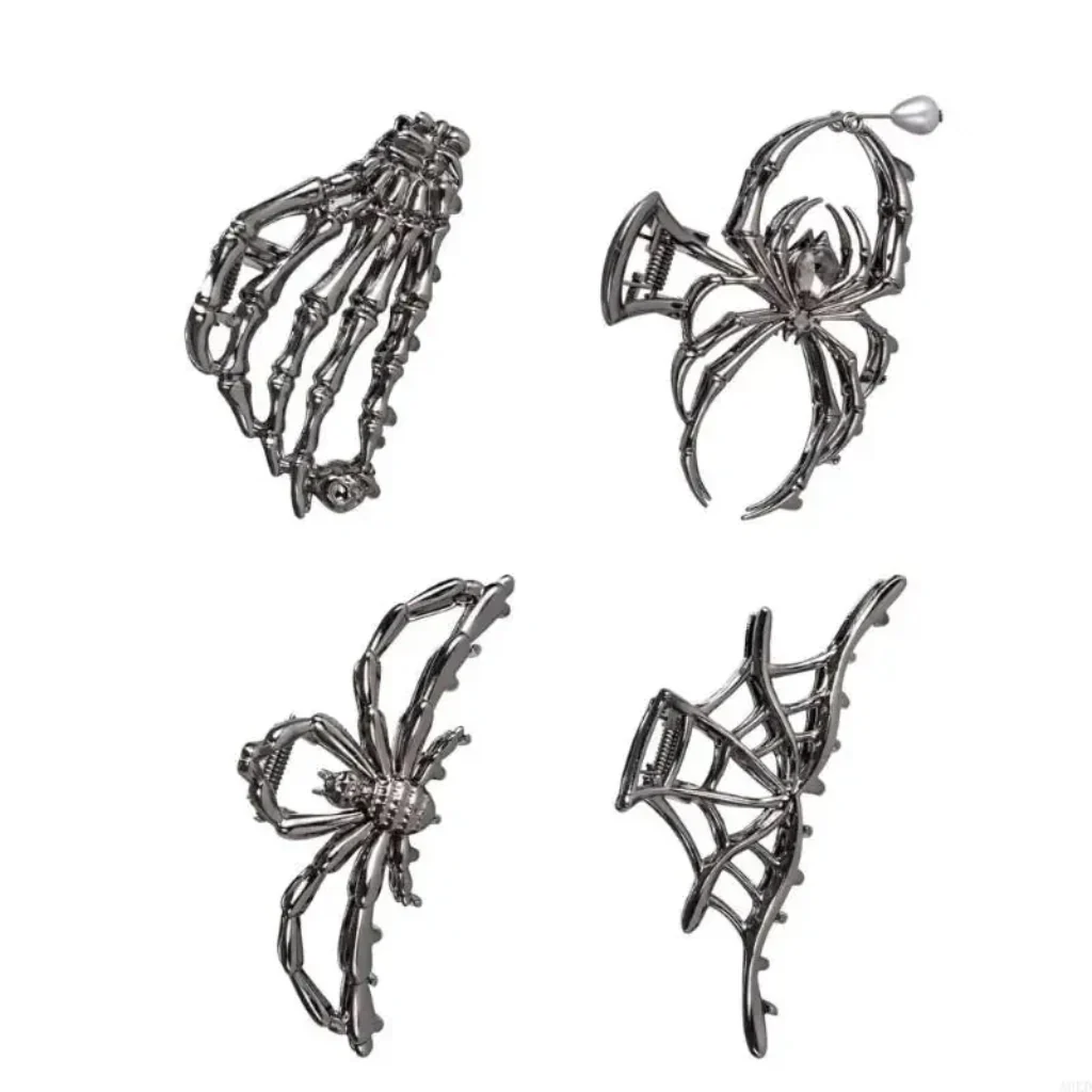 Halloween Accessories Hair Clips Spider Bat Designs - Image 6