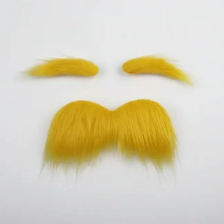 Halloween Accessories Adhesive Mustache Eyebrows Set Costume