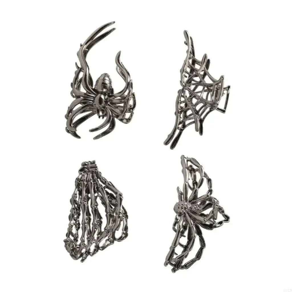 Halloween Accessories Hair Clips Spider Bat Designs - Image 4