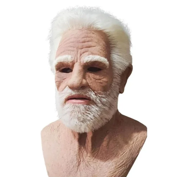 Realistic Latex Halloween Mask for Adults - Full Face Costume Mask